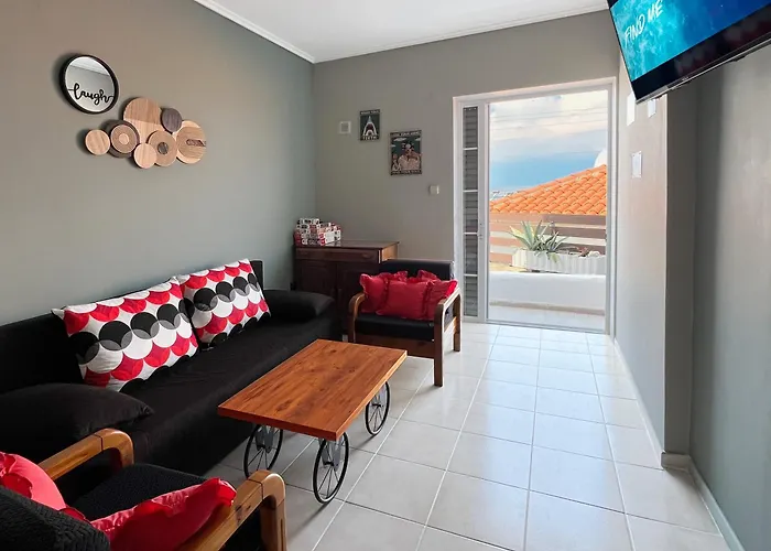 Rona Vista Cozy Veranda Lägenhet Polikhronon